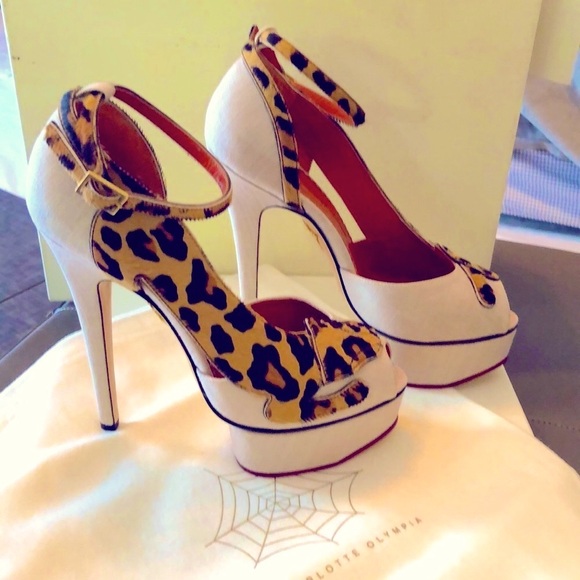 NIB Charlotte Olympia Leopardess Heels: Very collectible!!! - Picture 2 of 14